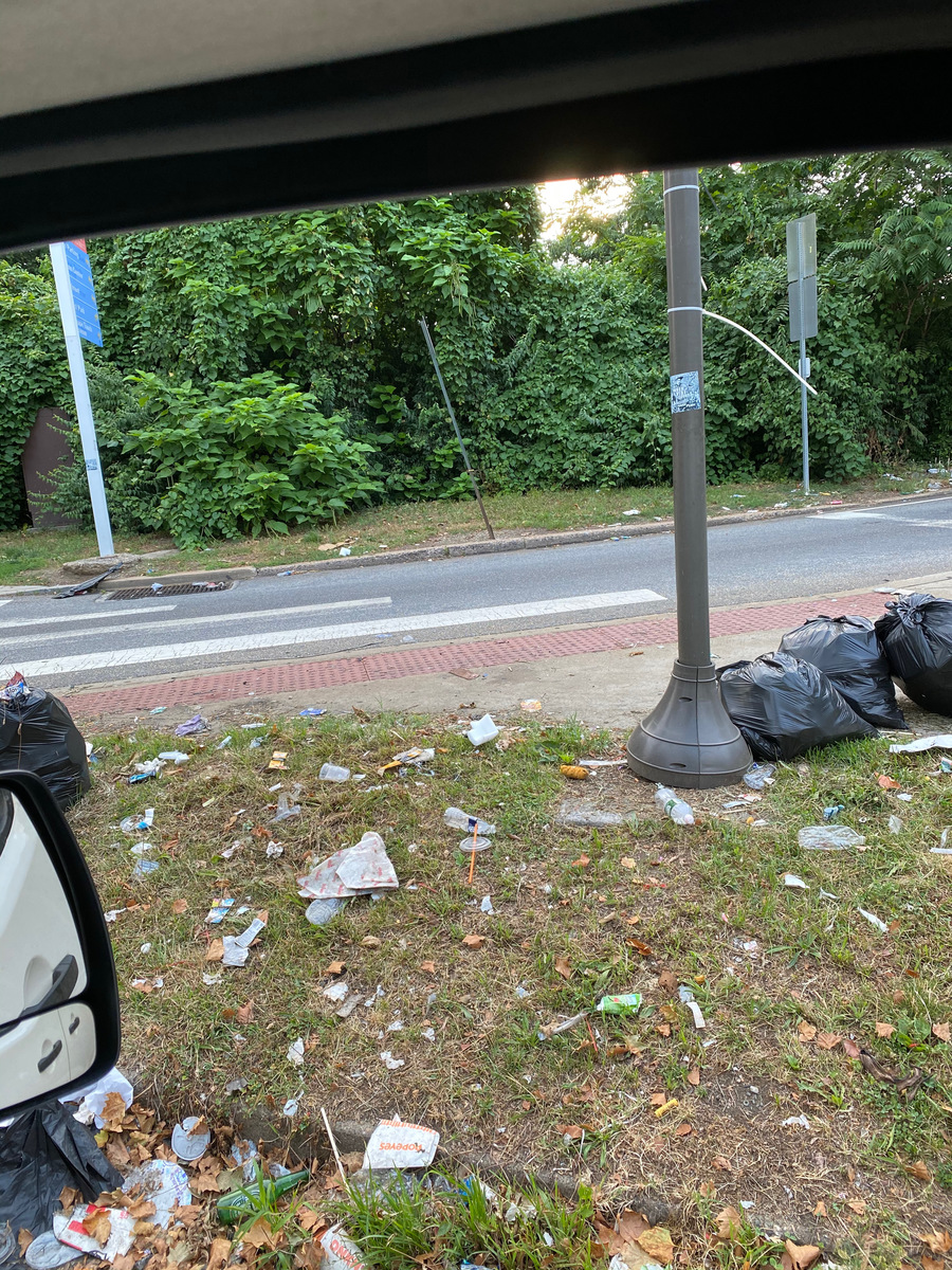 Photographic documentation of the work as submitted to the city's 311 record.