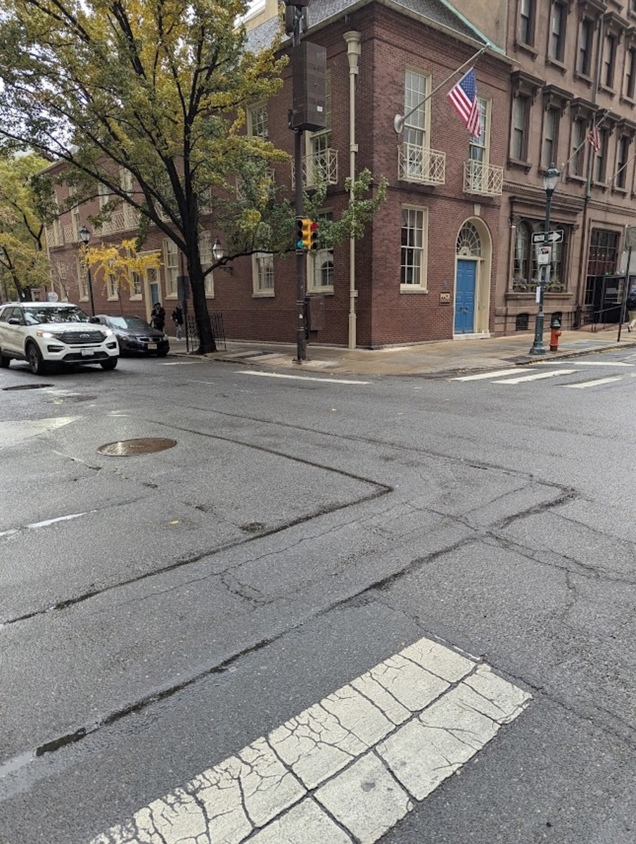 Photographic documentation of the work as submitted to the city's 311 record.