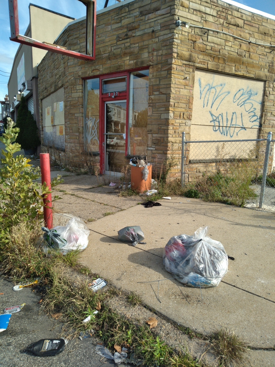 Photographic documentation of the work as submitted to the city's 311 record.