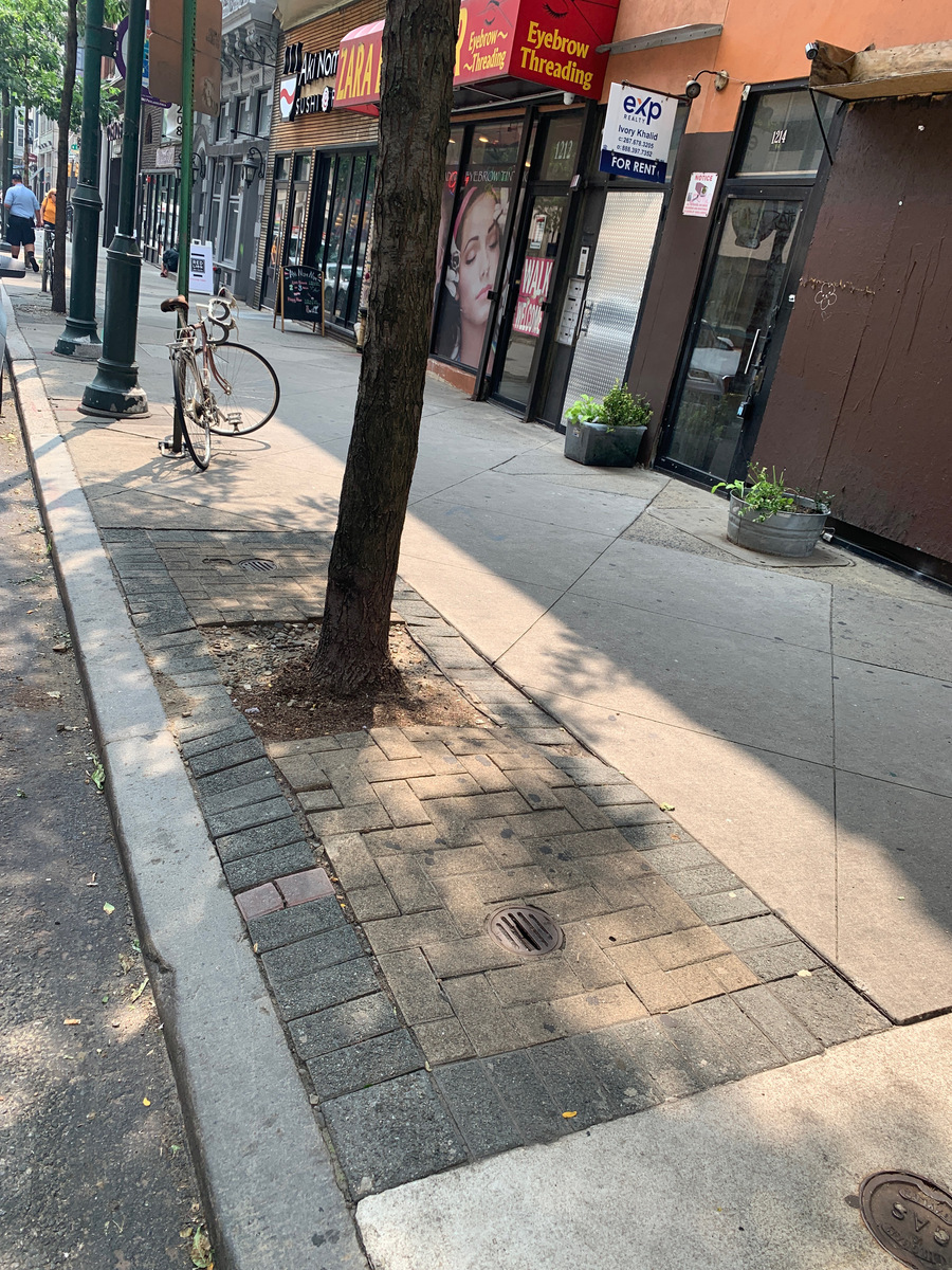Photographic documentation of the work as submitted to the city's 311 record.