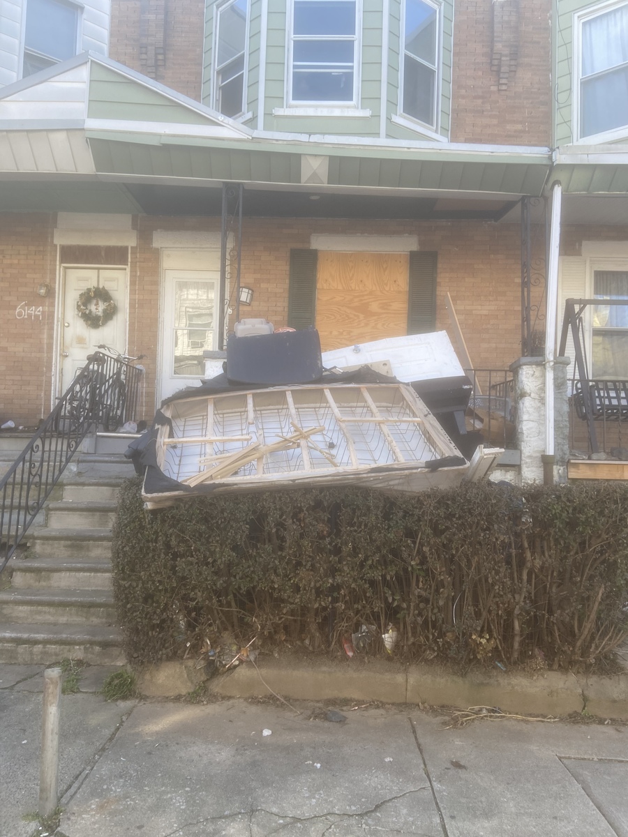 Photographic documentation of the work as submitted to the city's 311 record.
