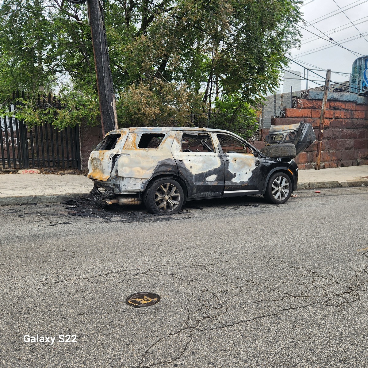 Photographic documentation of the work as submitted to the city's 311 record.
