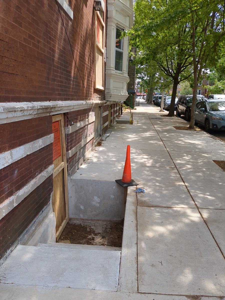 Photographic documentation of the work as submitted to the city's 311 record.