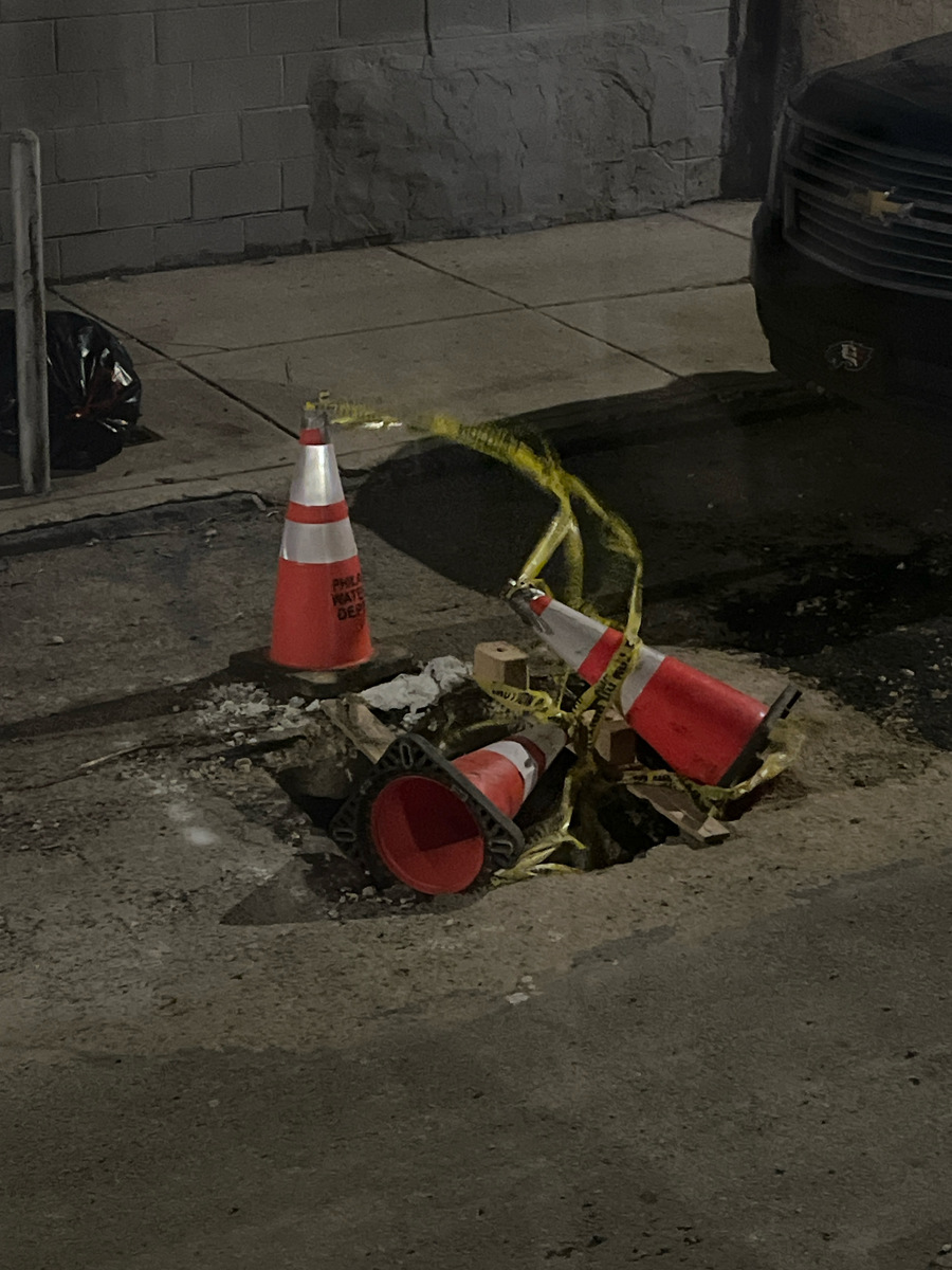 Photographic documentation of the work as submitted to the city's 311 record.
