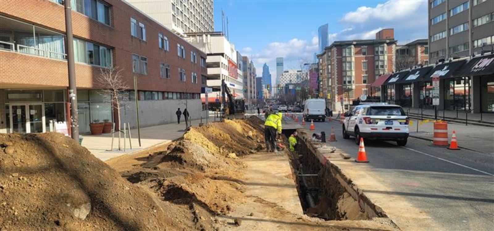 Photographic documentation of the work as submitted to the city's 311 record.