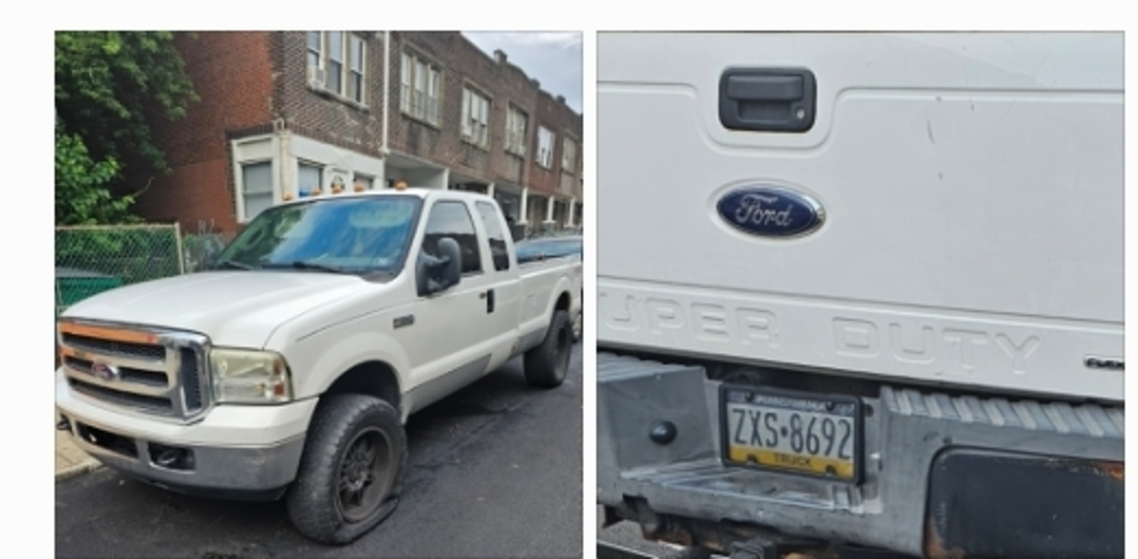 Photographic documentation of the work as submitted to the city's 311 record.