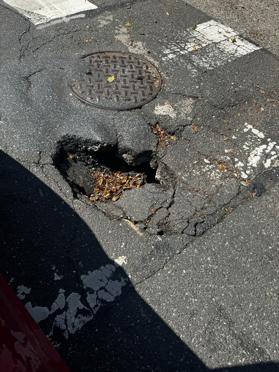 Photographic documentation of the work as submitted to the city's 311 record.