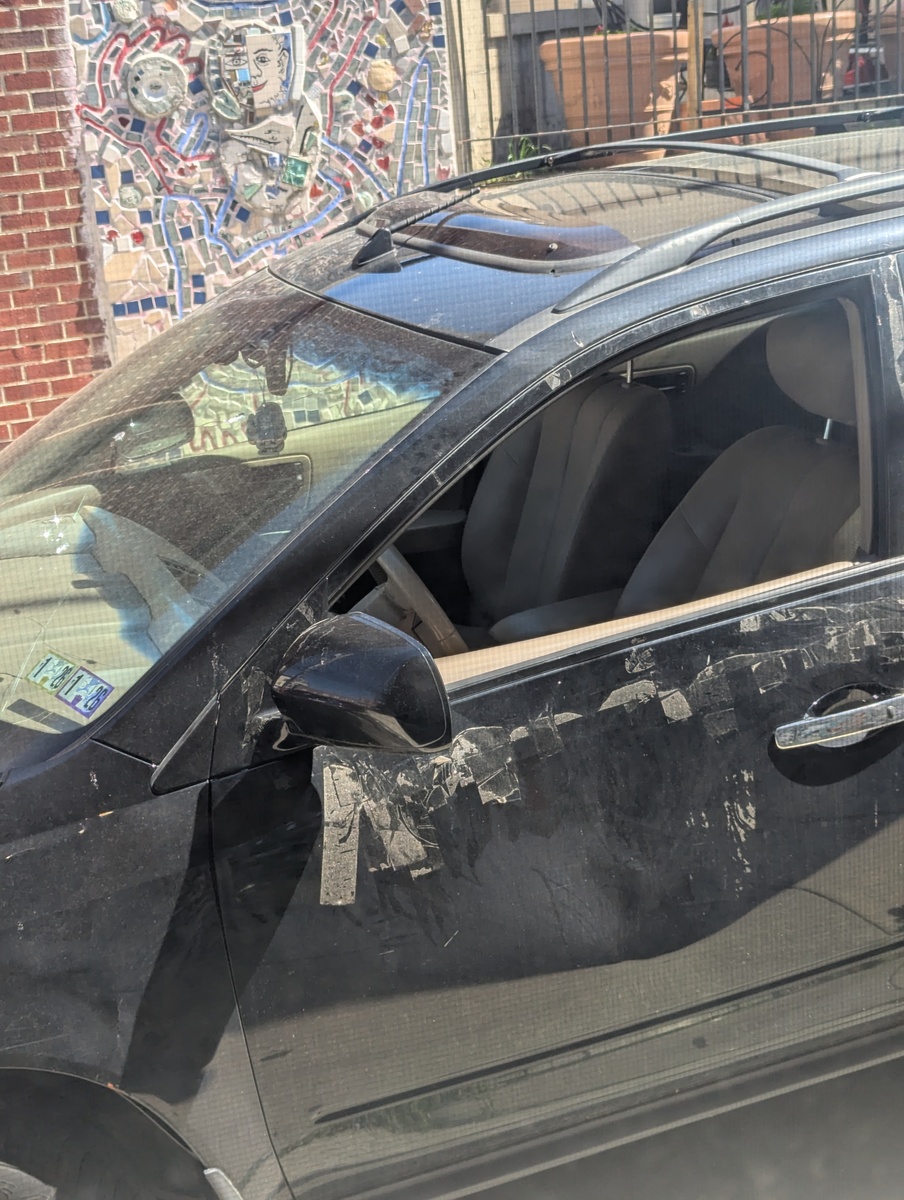Photographic documentation of the work as submitted to the city's 311 record.