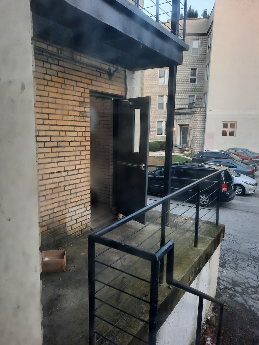 Photographic documentation of the work as submitted to the city's 311 record.