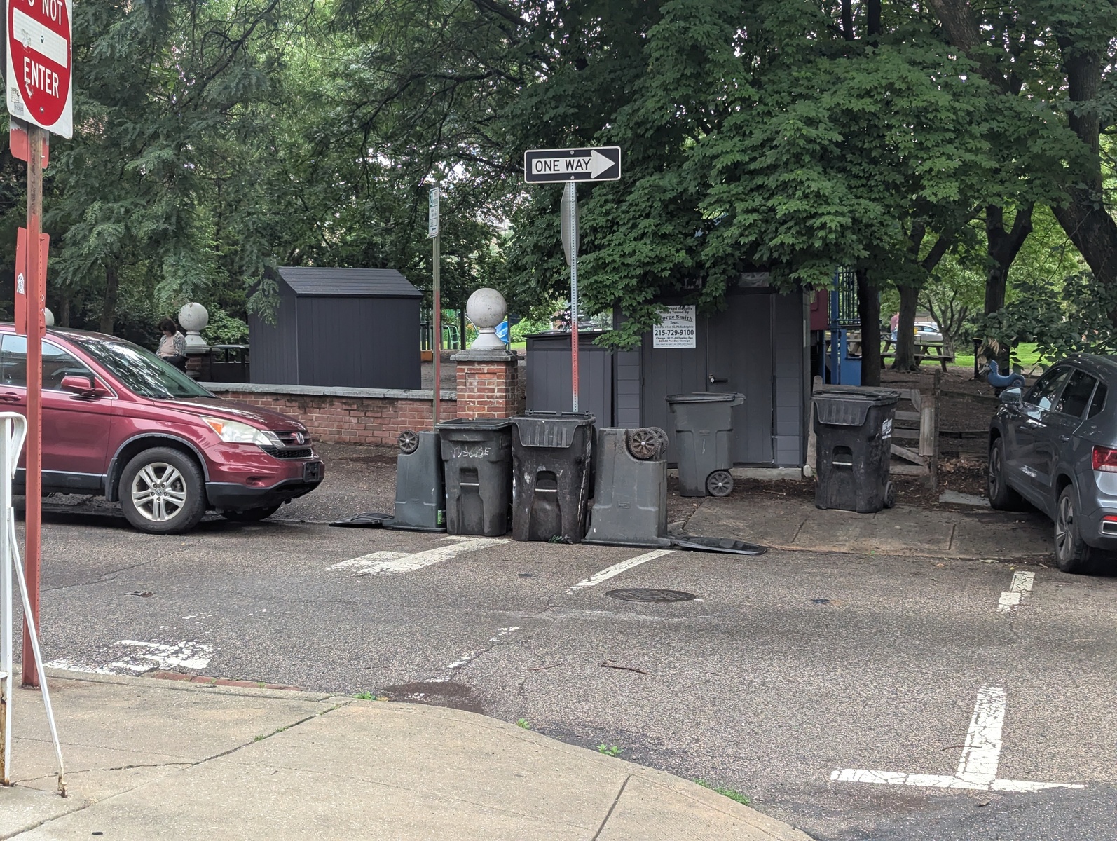 Photographic documentation of the work as submitted to the city's 311 record.