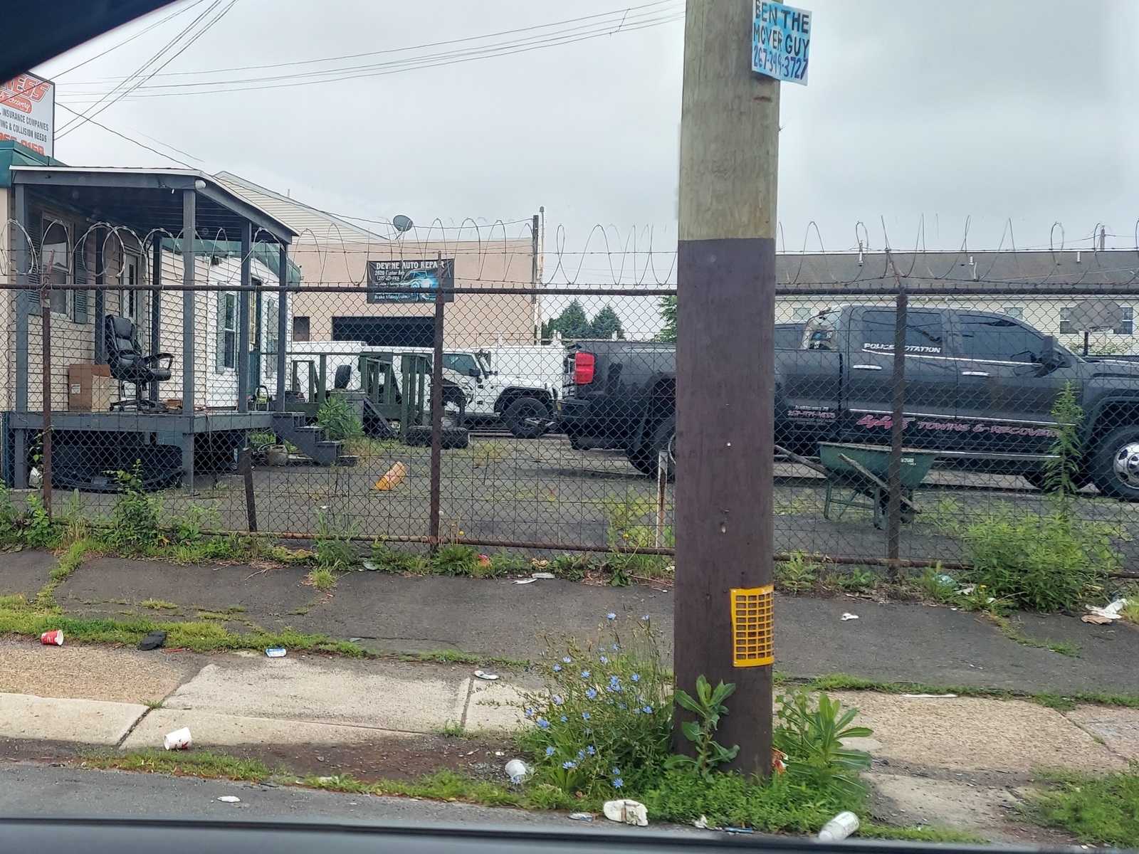 Photographic documentation of the work as submitted to the city's 311 record.
