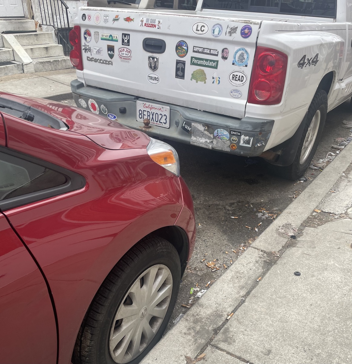 Photographic documentation of the work as submitted to the city's 311 record.