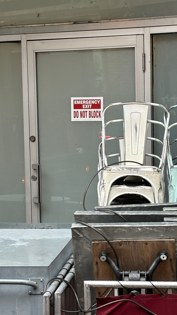 Photographic documentation of the work as submitted to the city's 311 record.