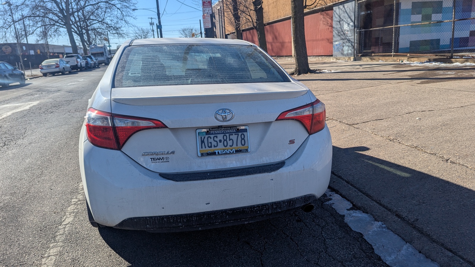 Photographic documentation of the work as submitted to the city's 311 record.