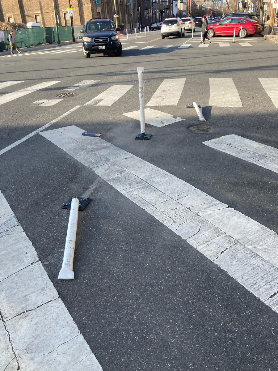 Photographic documentation of the work as submitted to the city's 311 record.