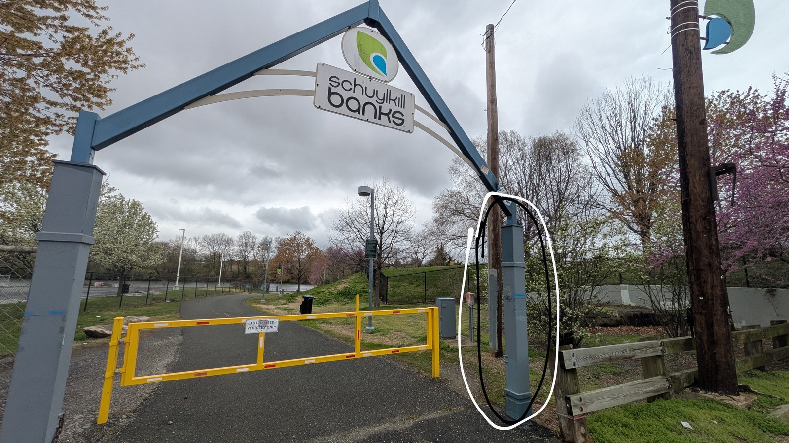 Photographic documentation of the work as submitted to the city's 311 record.