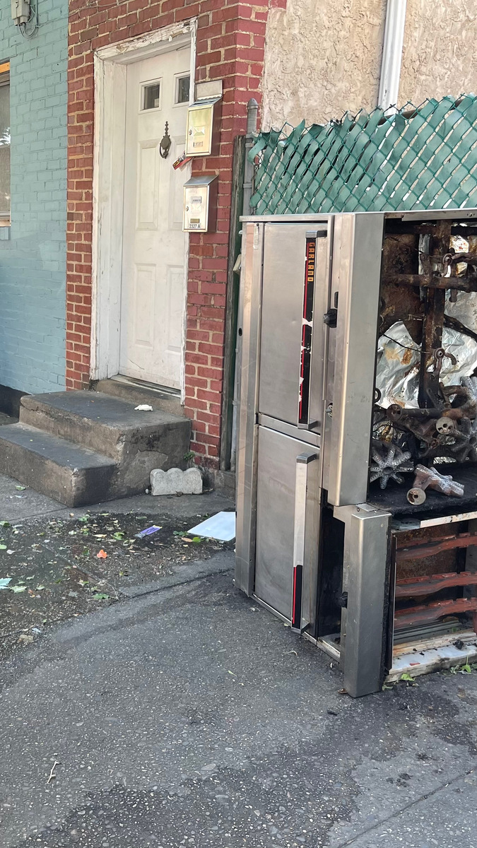 Photographic documentation of the work as submitted to the city's 311 record.