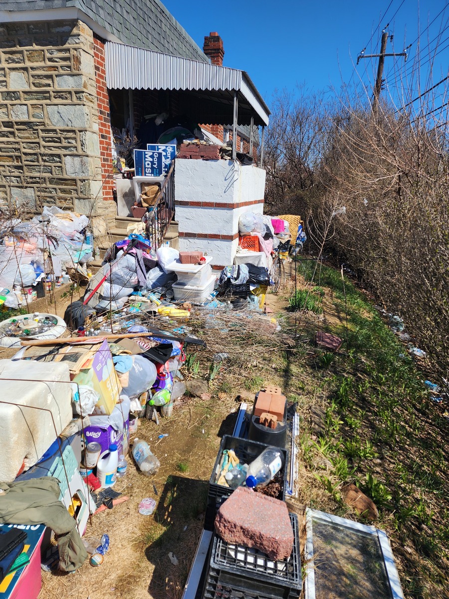 Photographic documentation of the work as submitted to the city's 311 record.