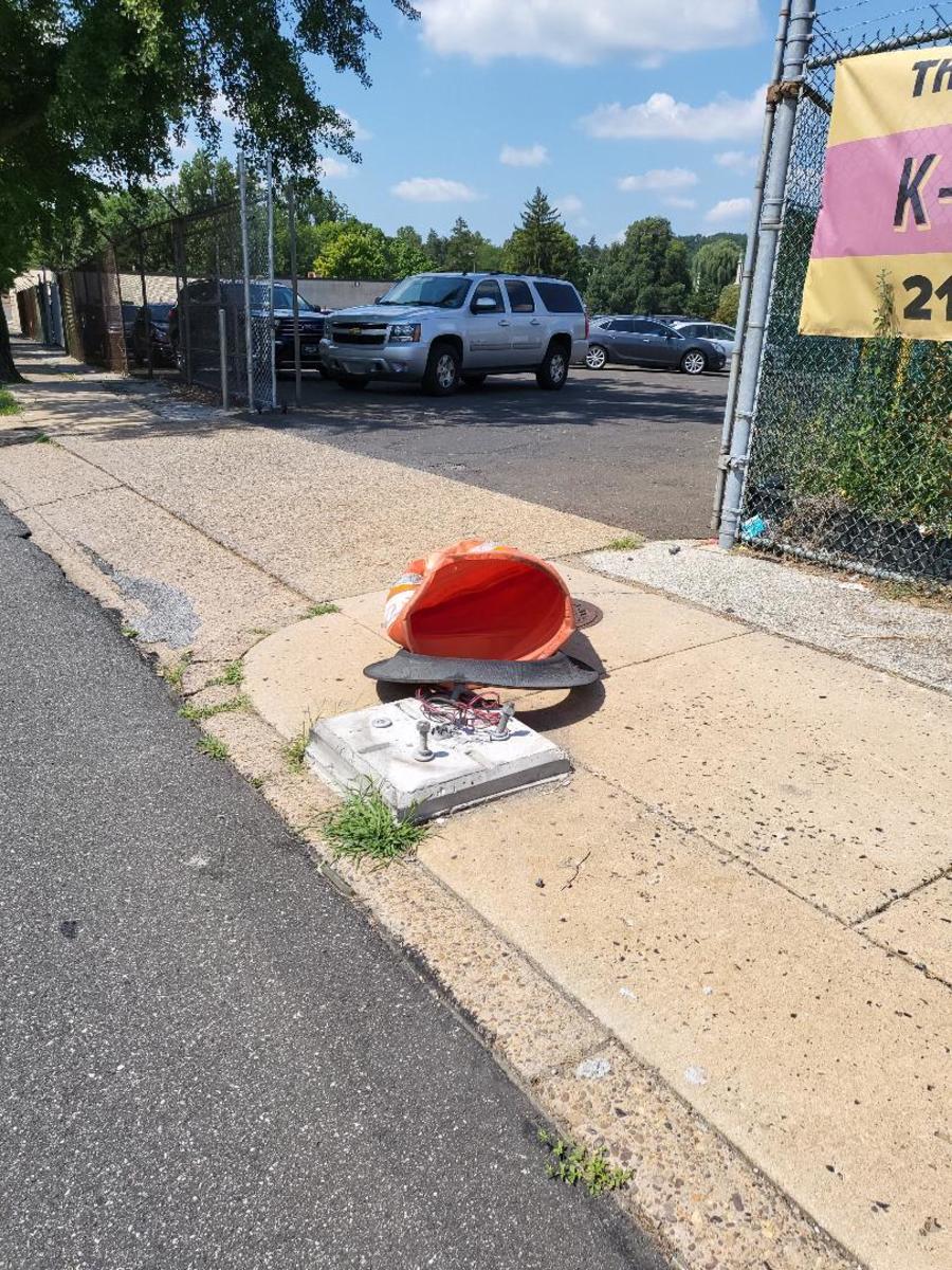 Photographic documentation of the work as submitted to the city's 311 record.