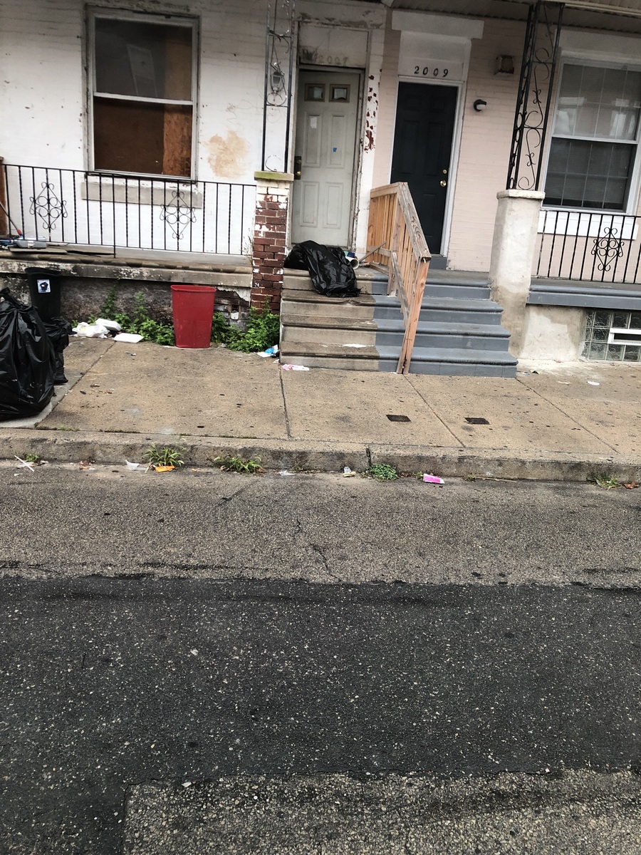 Photographic documentation of the work as submitted to the city's 311 record.