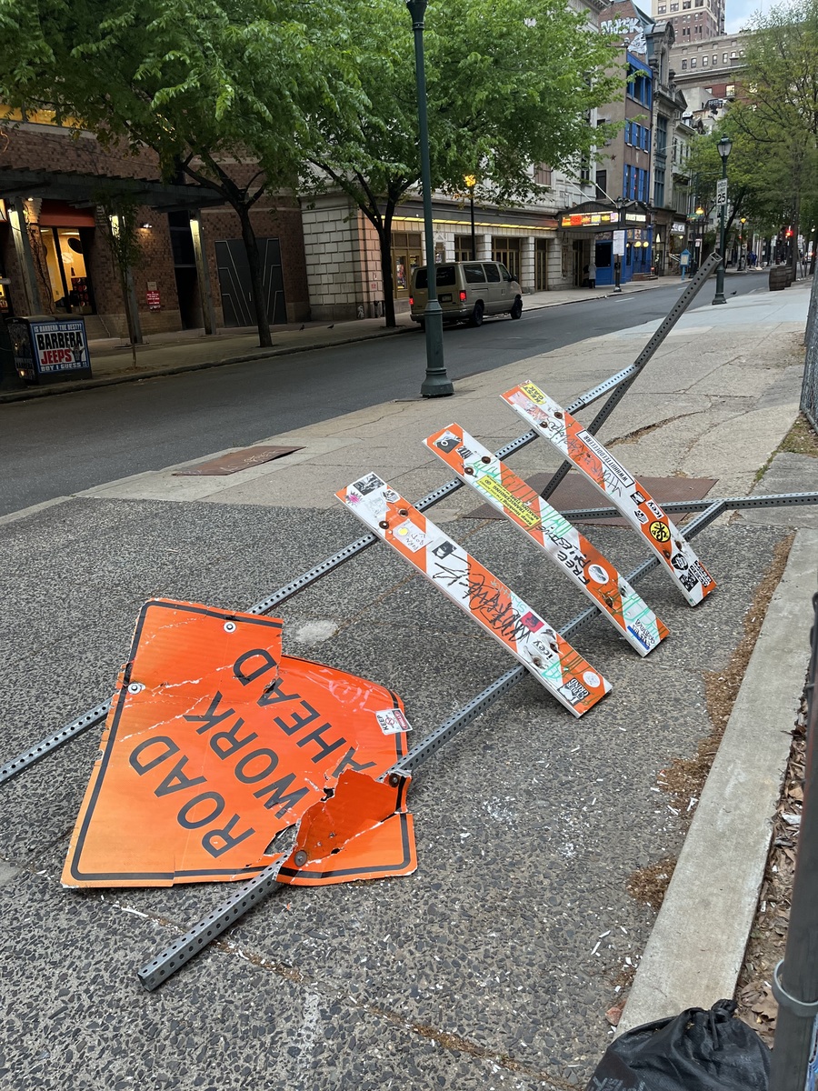 Photographic documentation of the work as submitted to the city's 311 record.