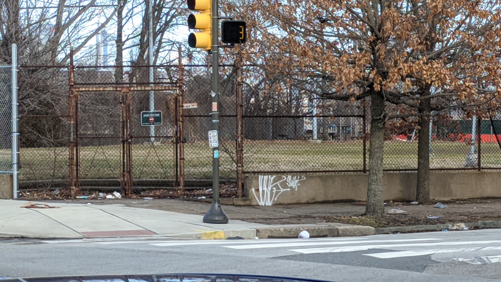Photographic documentation of the work as submitted to the city's 311 record.