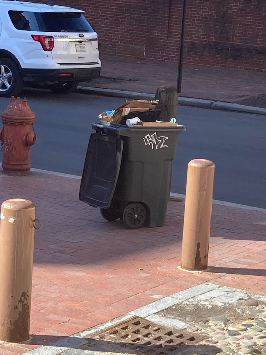 Photographic documentation of the work as submitted to the city's 311 record.