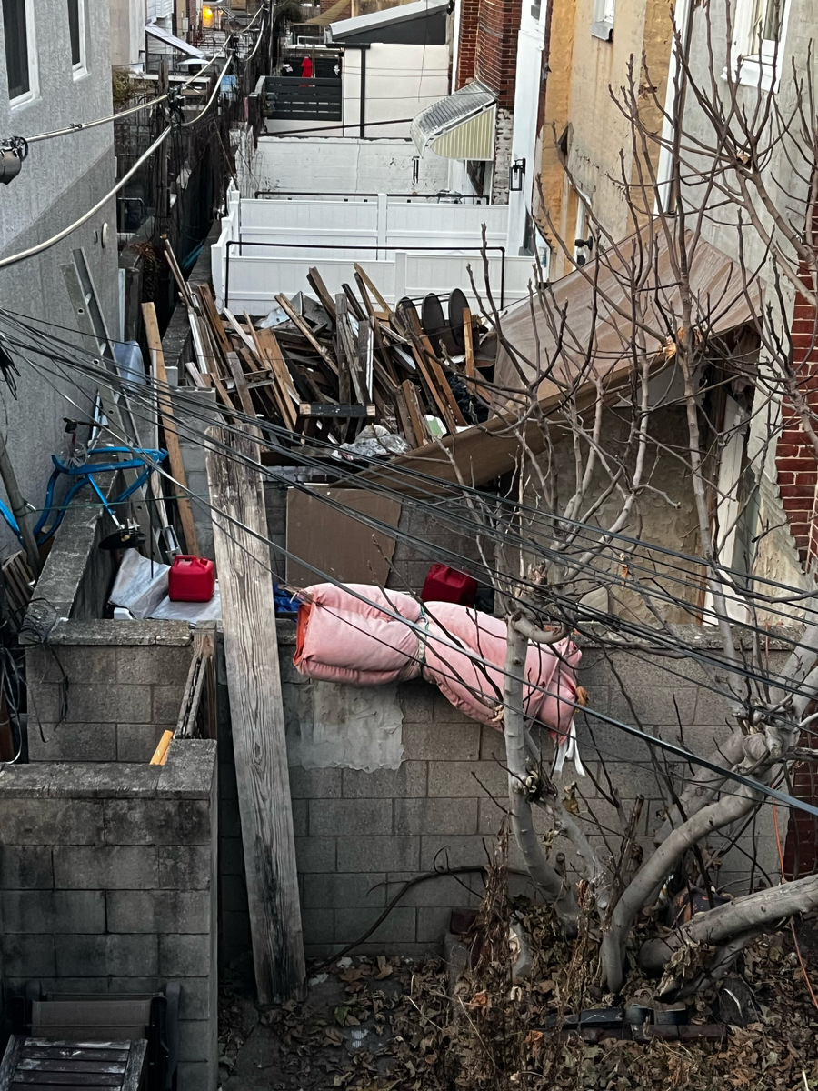 Photographic documentation of the work as submitted to the city's 311 record.