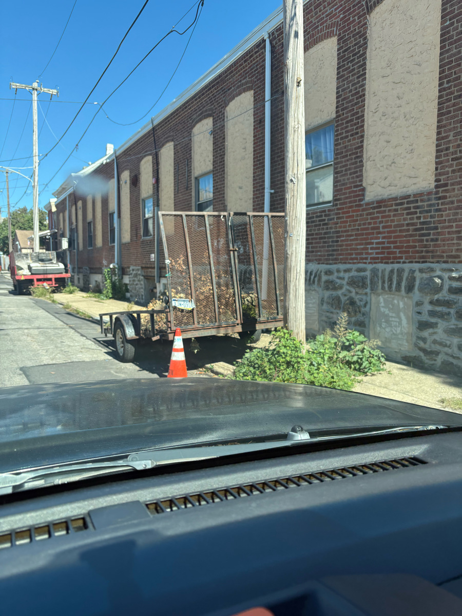 Photographic documentation of the work as submitted to the city's 311 record.