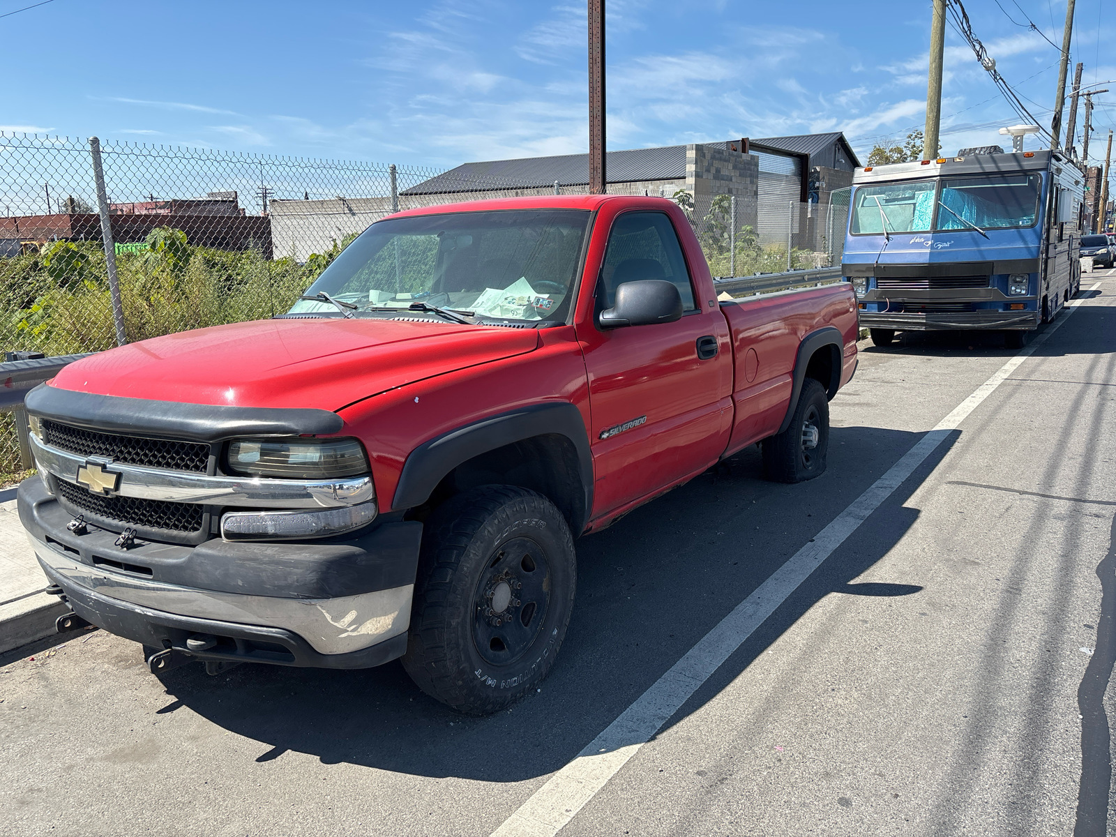Photographic documentation of the work as submitted to the city's 311 record.