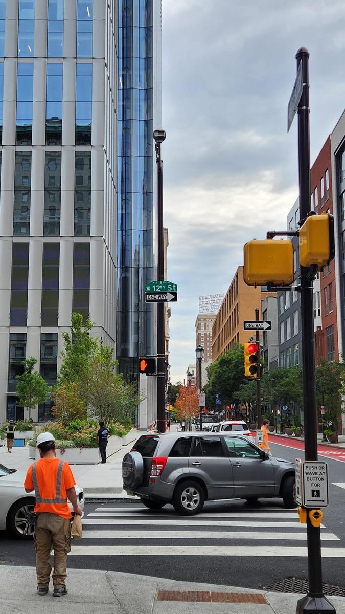 Photographic documentation of the work as submitted to the city's 311 record.