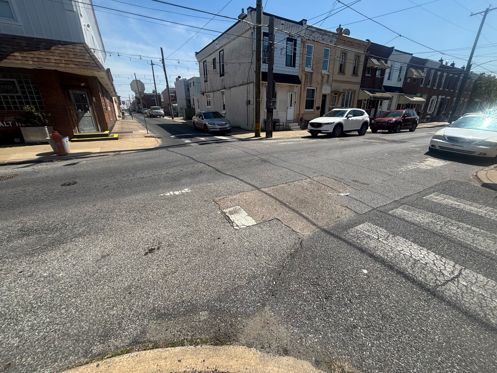 Photographic documentation of the work as submitted to the city's 311 record.