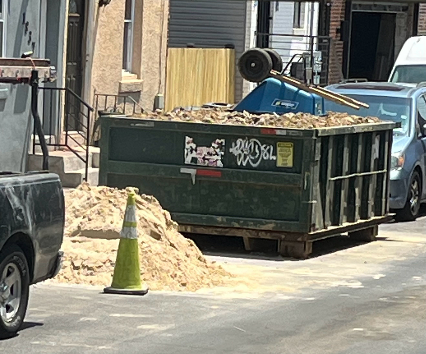 Photographic documentation of the work as submitted to the city's 311 record.
