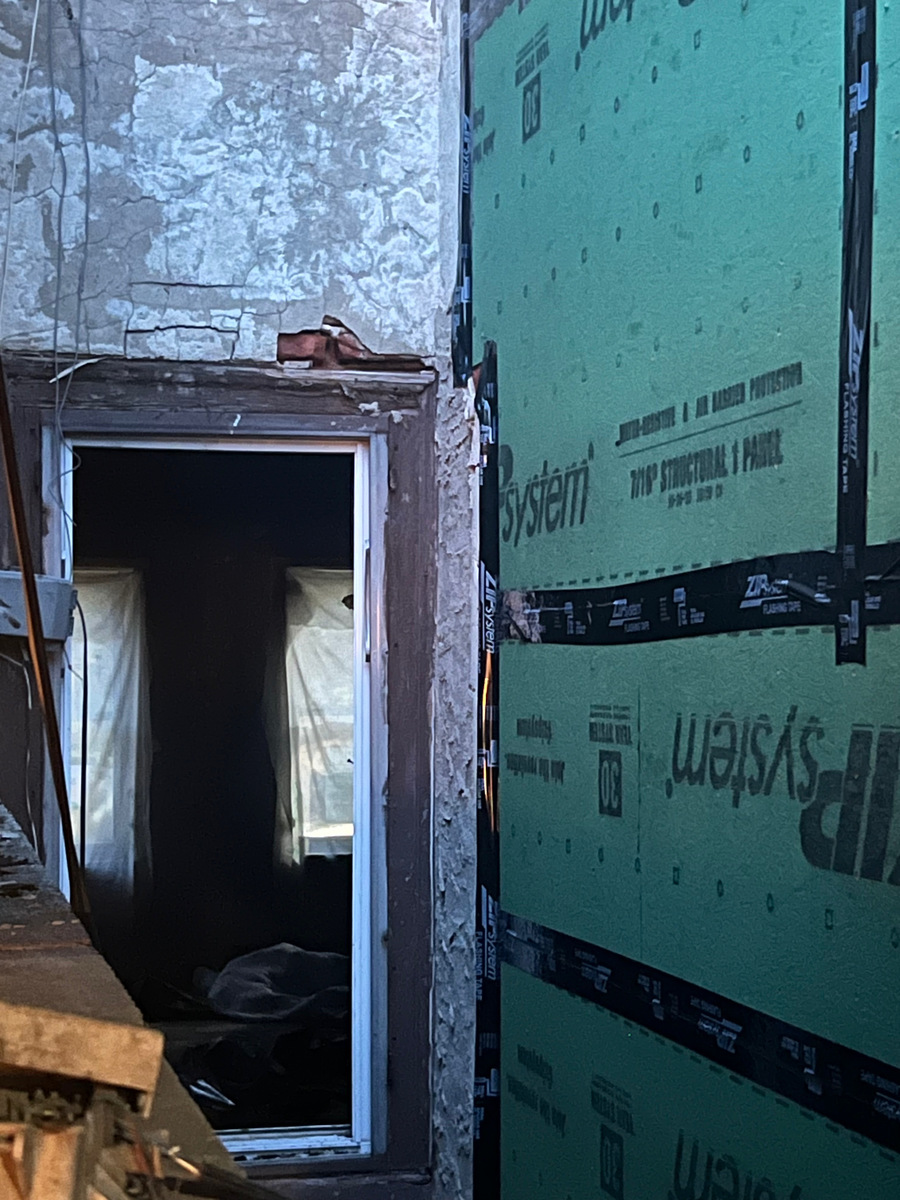 Photographic documentation of the work as submitted to the city's 311 record.