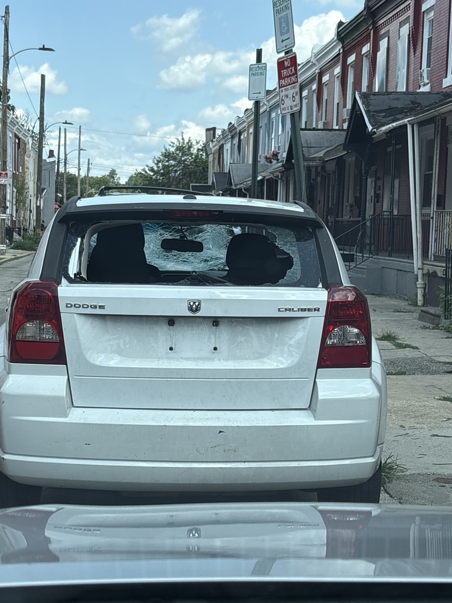 Photographic documentation of the work as submitted to the city's 311 record.