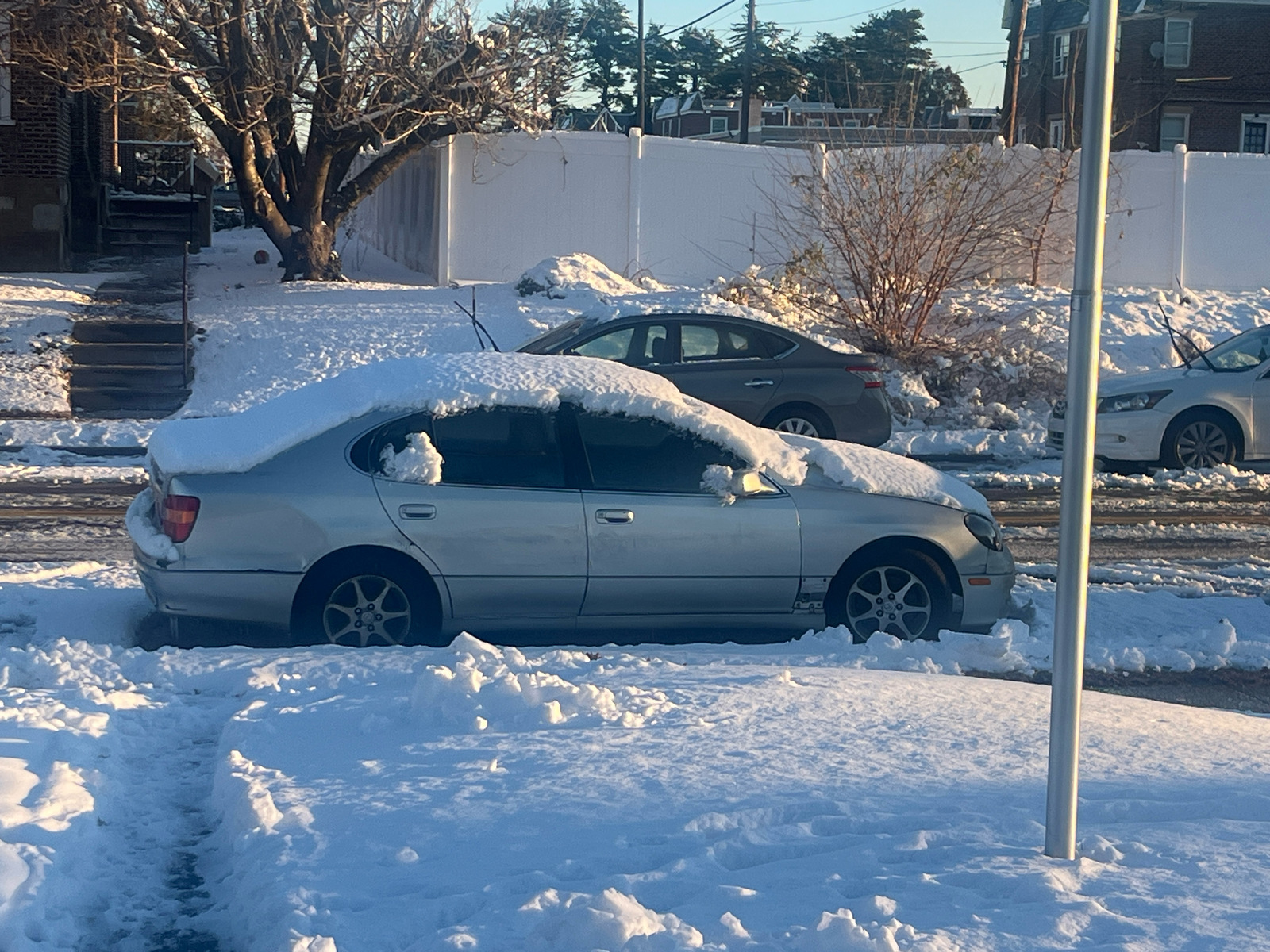 Photographic documentation of the work as submitted to the city's 311 record.