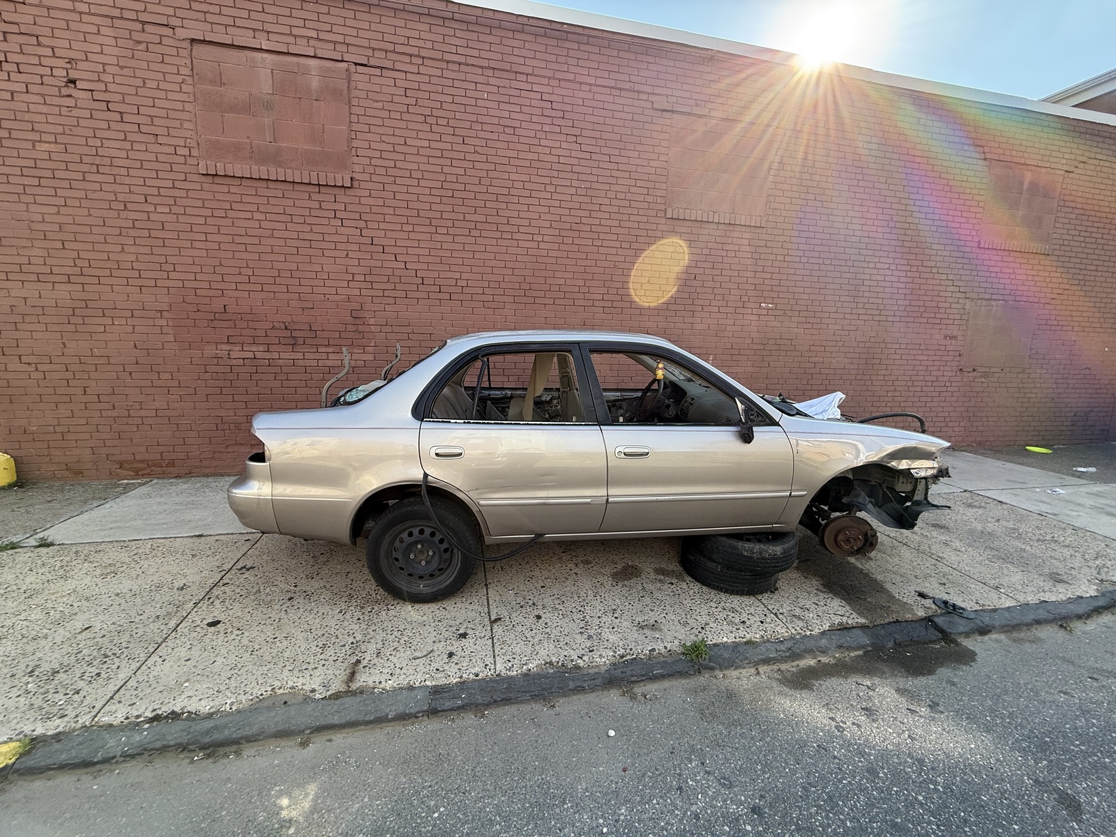 Photographic documentation of the work as submitted to the city's 311 record.