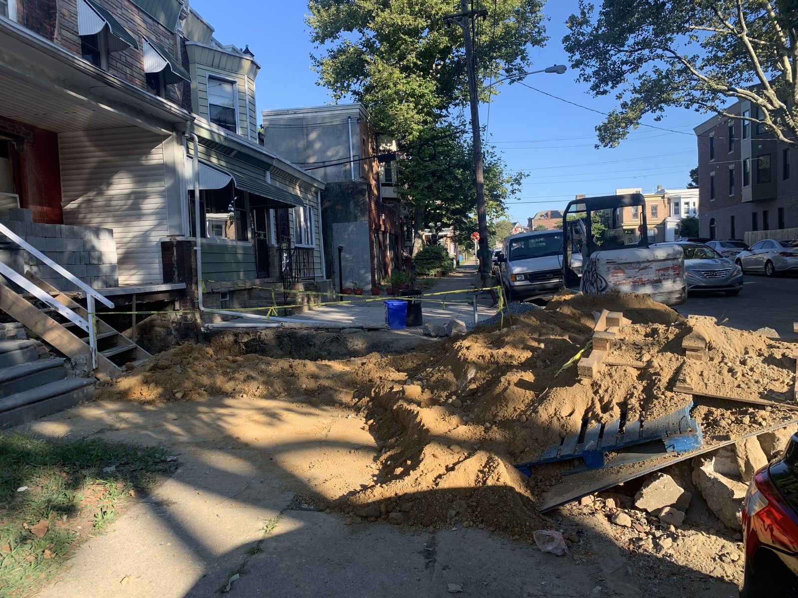 Photographic documentation of the work as submitted to the city's 311 record.