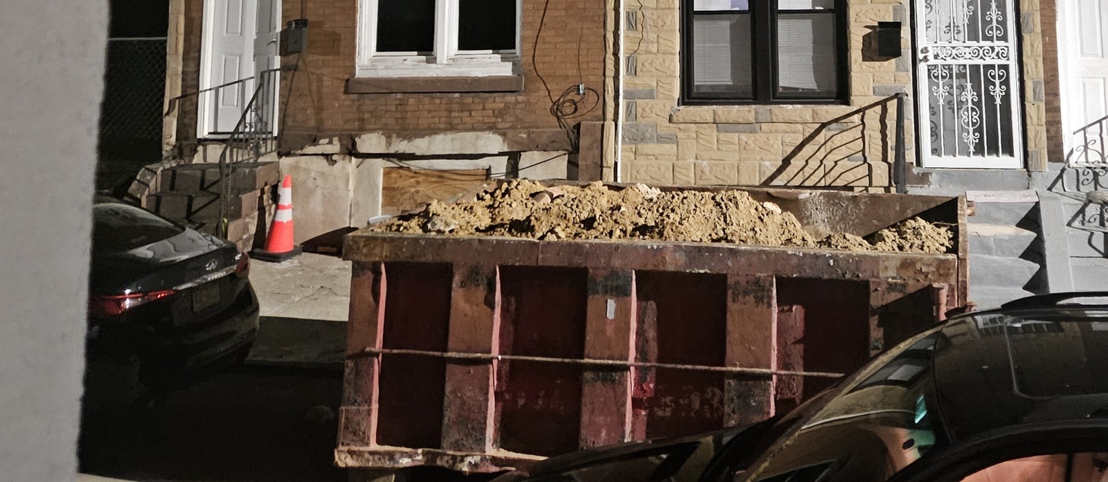 Photographic documentation of the work as submitted to the city's 311 record.