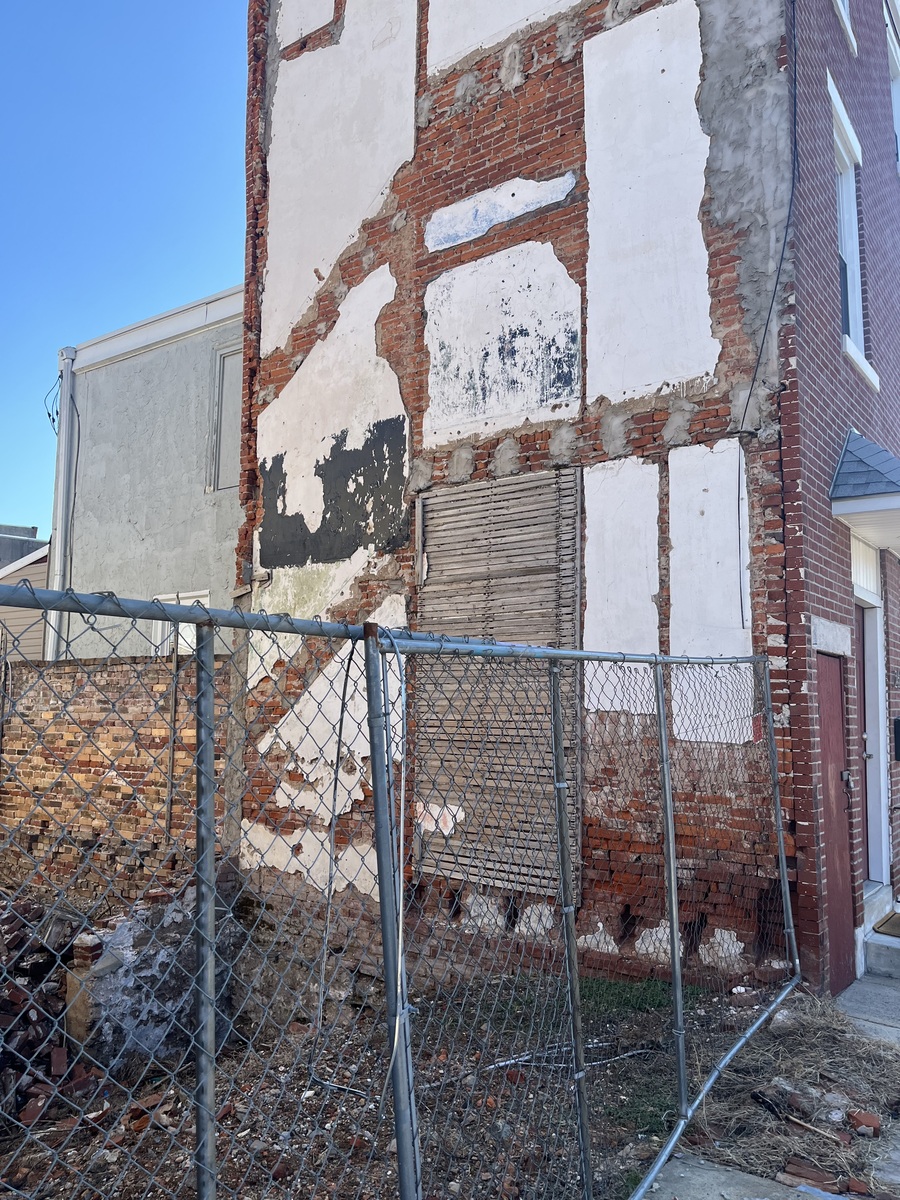 Photographic documentation of the work as submitted to the city's 311 record.
