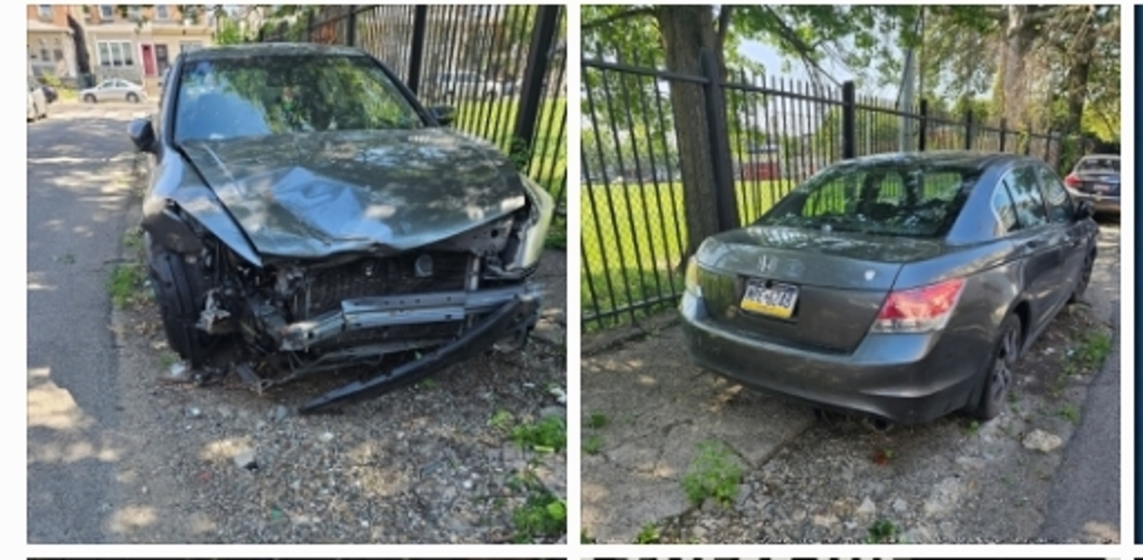 Photographic documentation of the work as submitted to the city's 311 record.