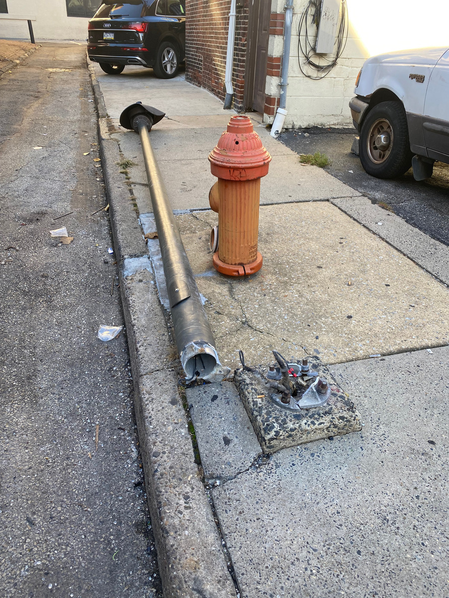 Photographic documentation of the work as submitted to the city's 311 record.
