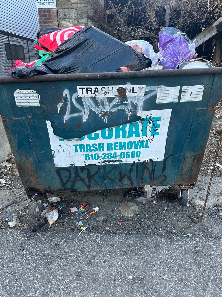 Photographic documentation of the work as submitted to the city's 311 record.