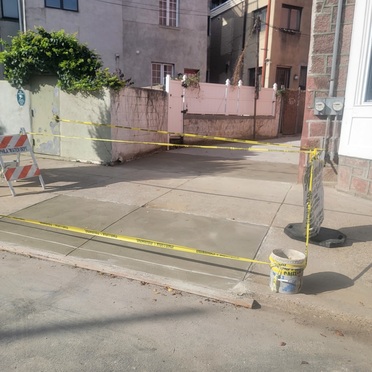 Photographic documentation of the work as submitted to the city's 311 record.