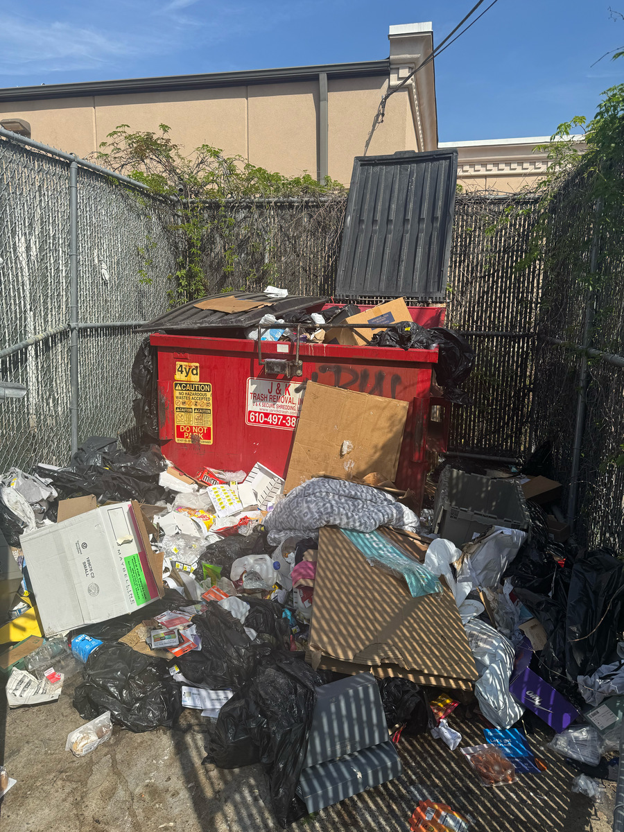 Photographic documentation of the work as submitted to the city's 311 record.