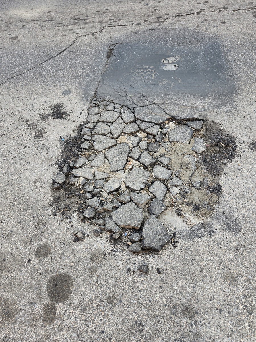 Photographic documentation of the work as submitted to the city's 311 record.