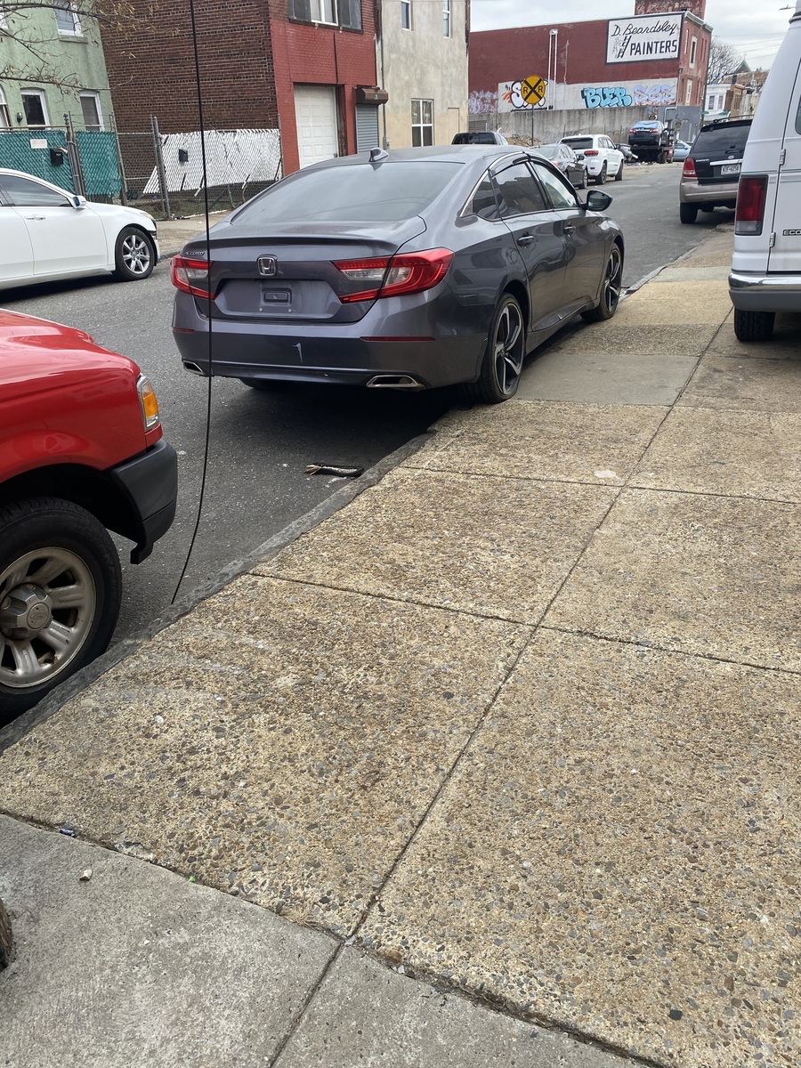 Photographic documentation of the work as submitted to the city's 311 record.