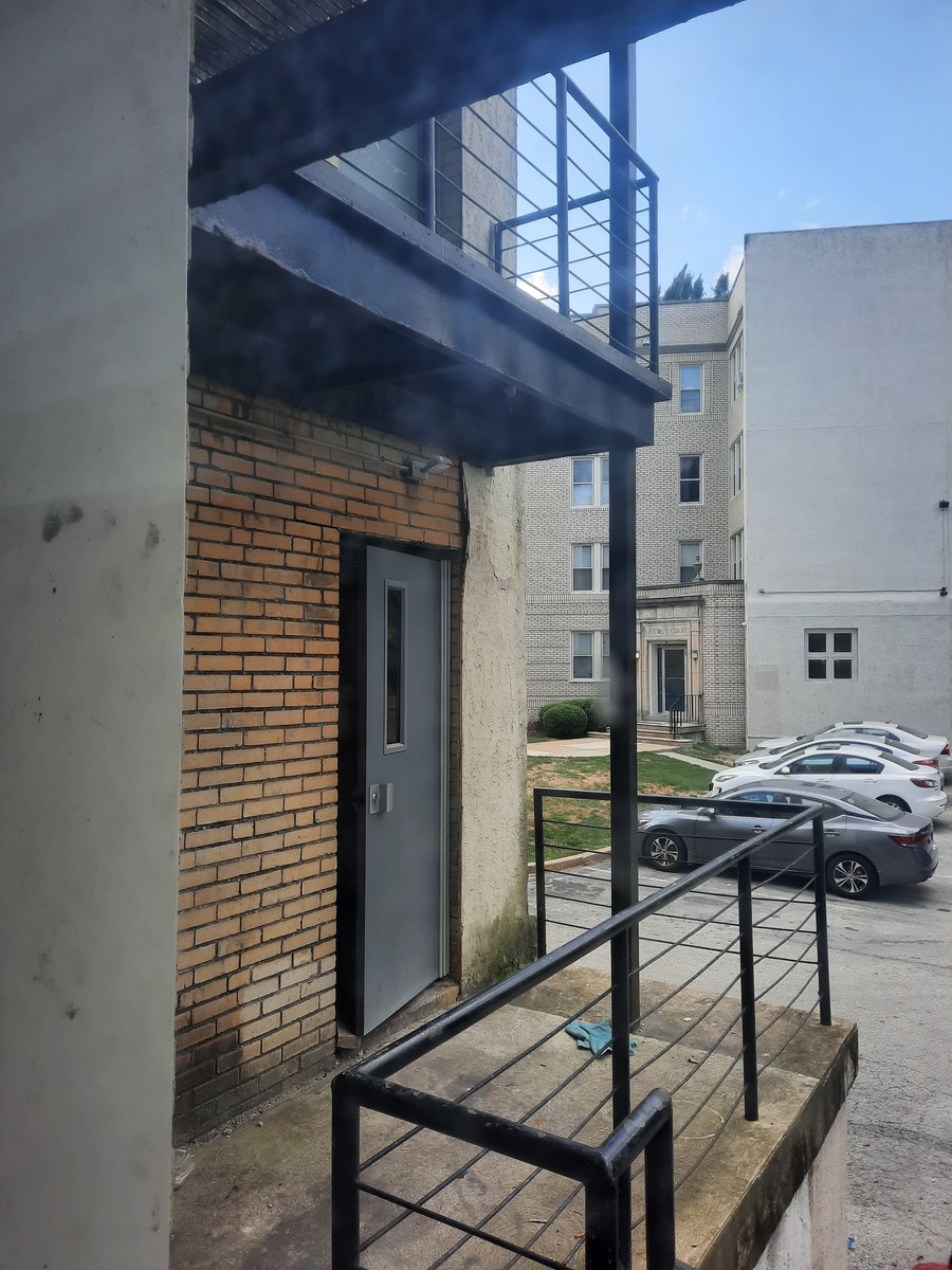 Photographic documentation of the work as submitted to the city's 311 record.