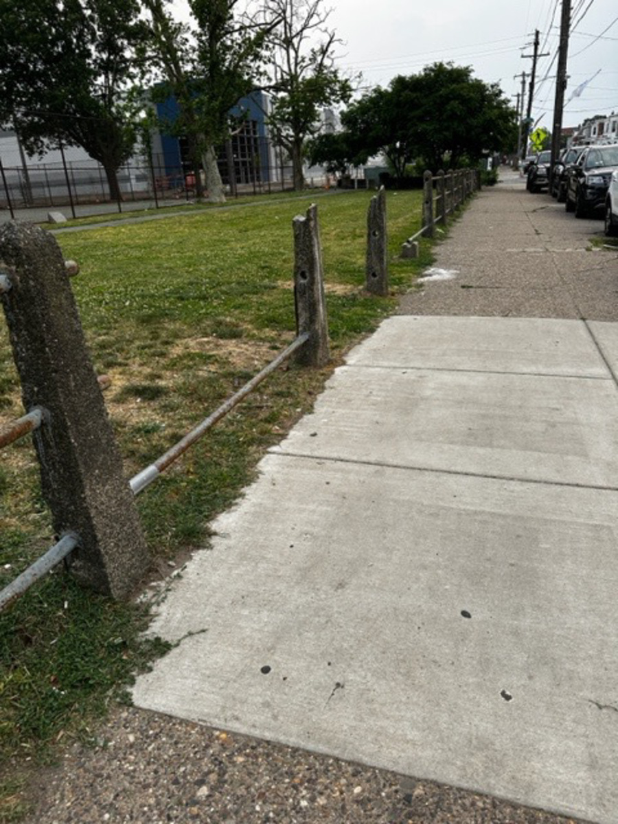 Photographic documentation of the work as submitted to the city's 311 record.