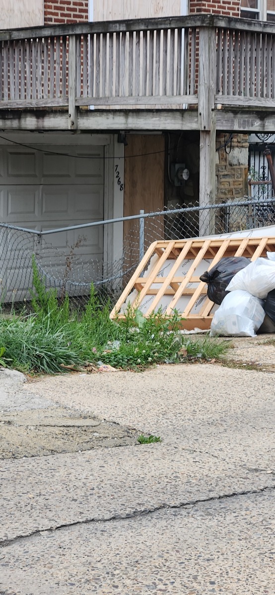 Photographic documentation of the work as submitted to the city's 311 record.